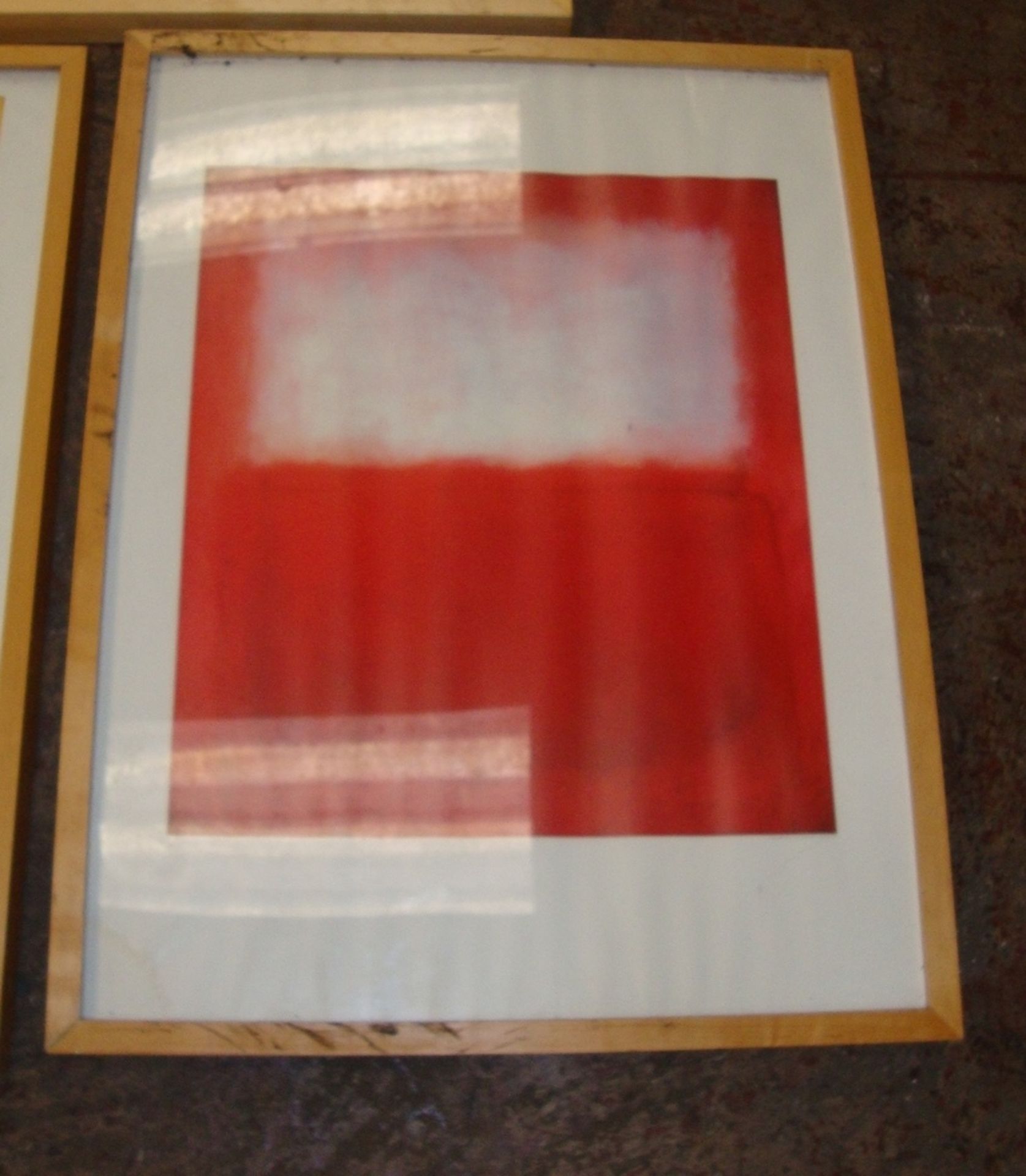 5 off assorted Rothko and Rothko-style pictures each in their own wooden frame, each with overall - Image 5 of 7