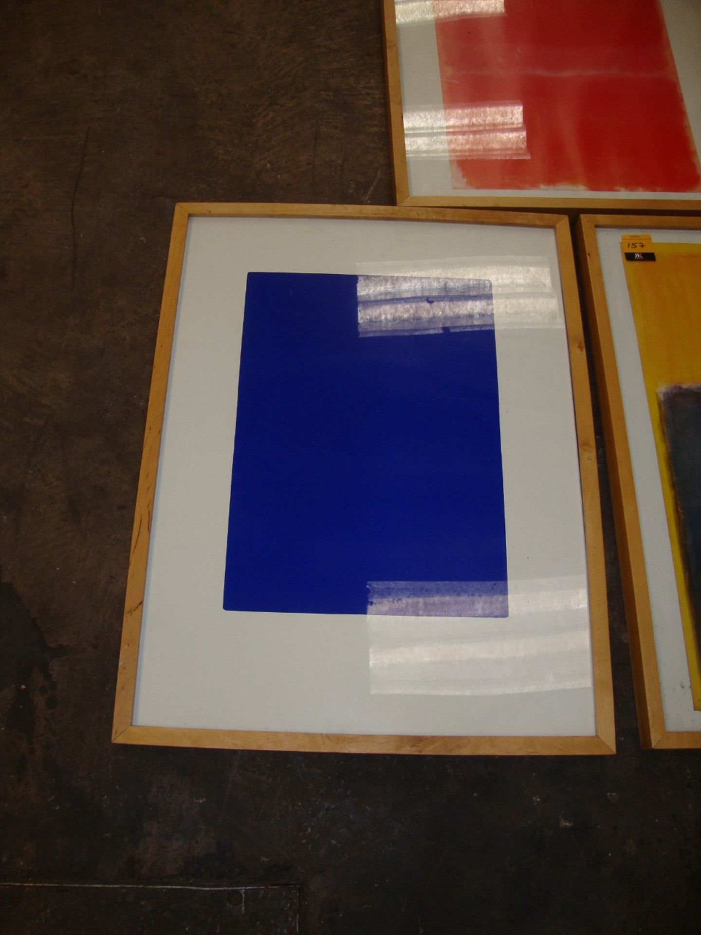 5 off assorted Rothko and Rothko-style pictures each in their own wooden frame, each with overall - Image 3 of 7