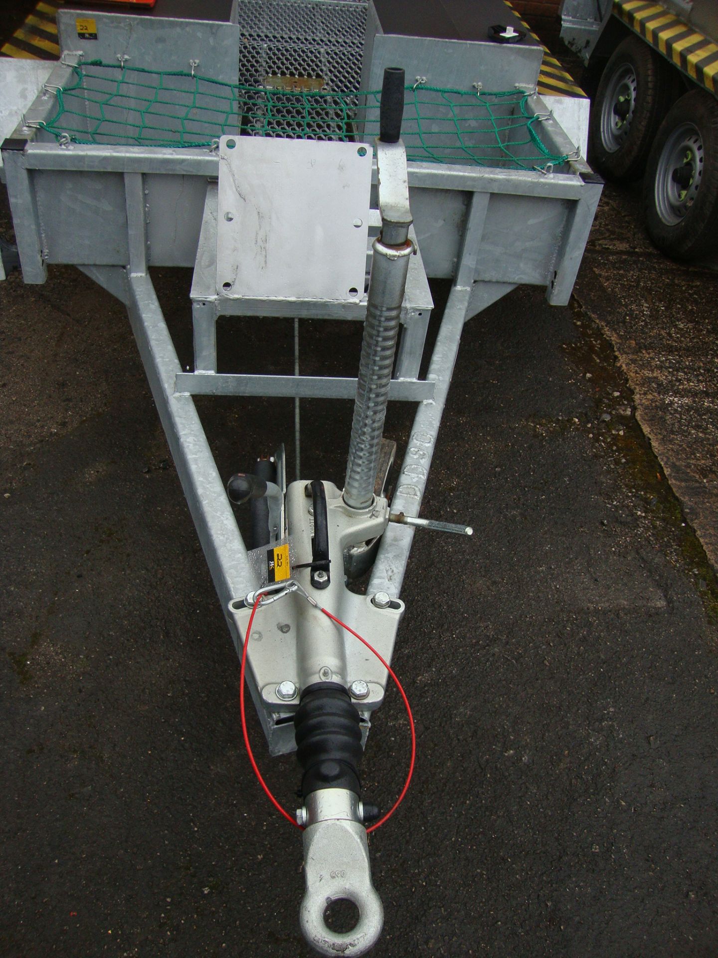 Mini digger/excavator specialist trailer incorporating large drive-on ramp at rear, shrouds for - Image 3 of 7