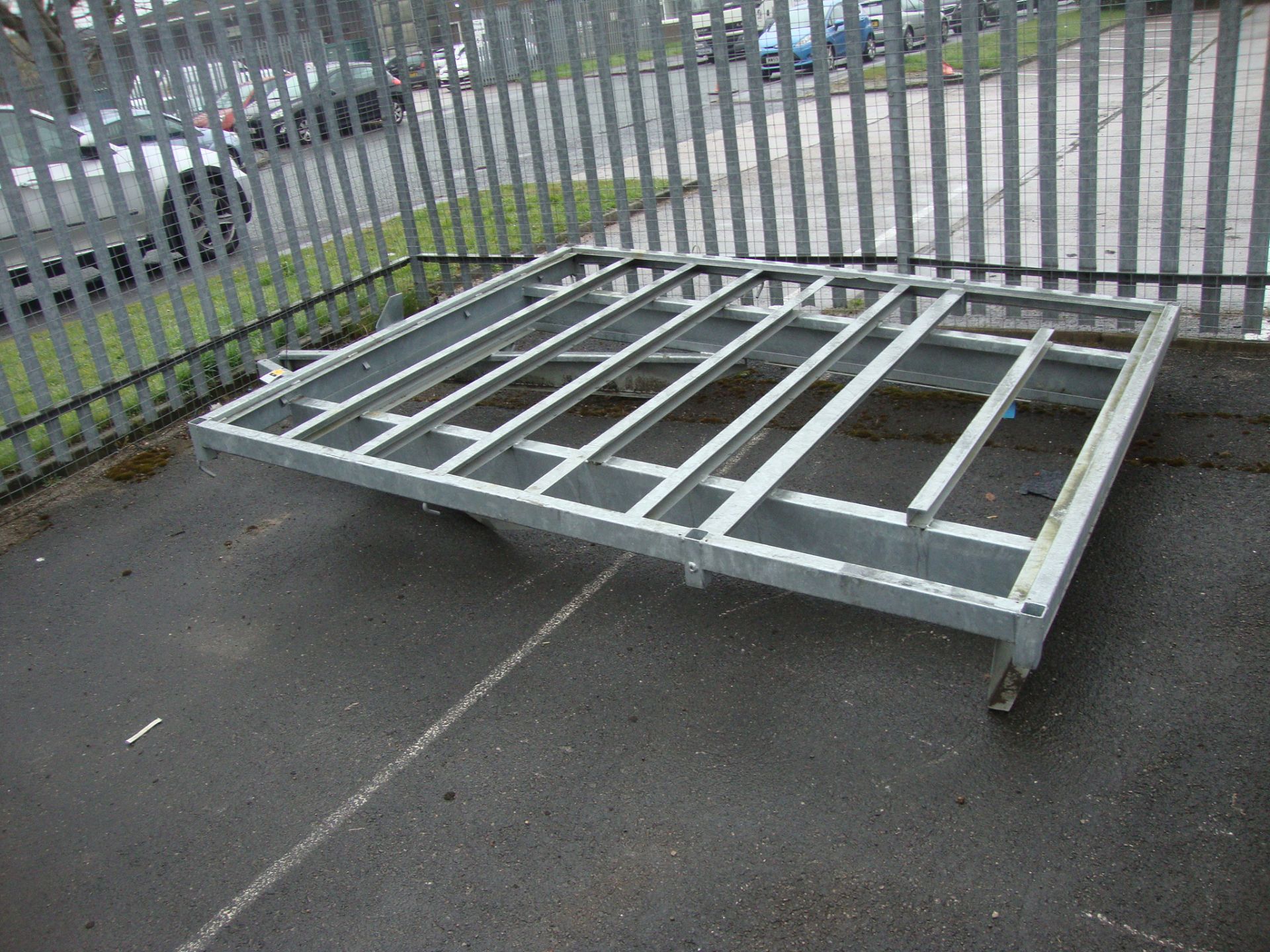 Trailer chassis/frame – galvanised, bed size 256cm (l) x 213cm (w), excluding the A-frame as - Image 3 of 3