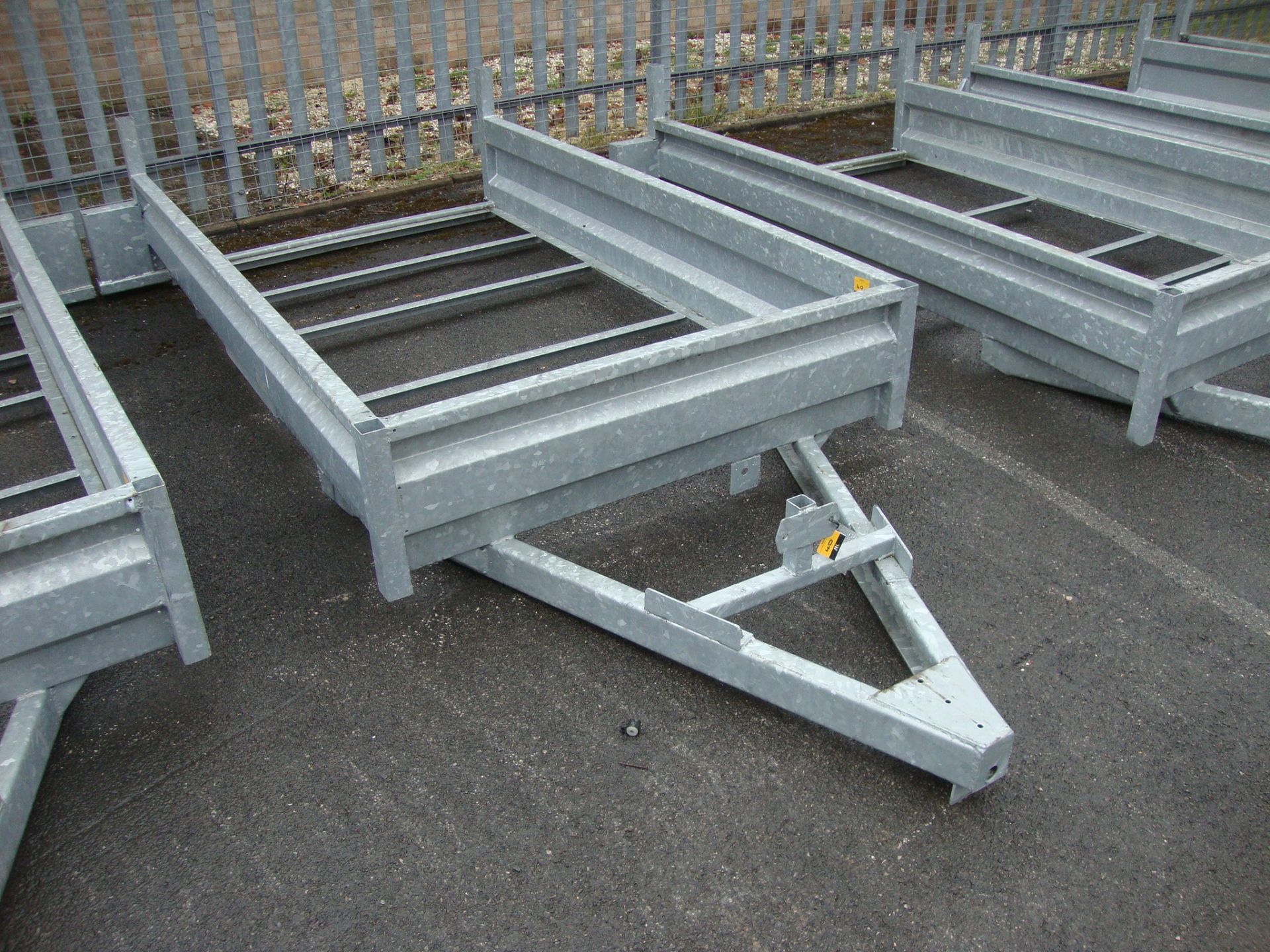 Trailer chassis/frame – galvanised, bed size 213cm (l) x 121cm (w), excluding the A-frame as