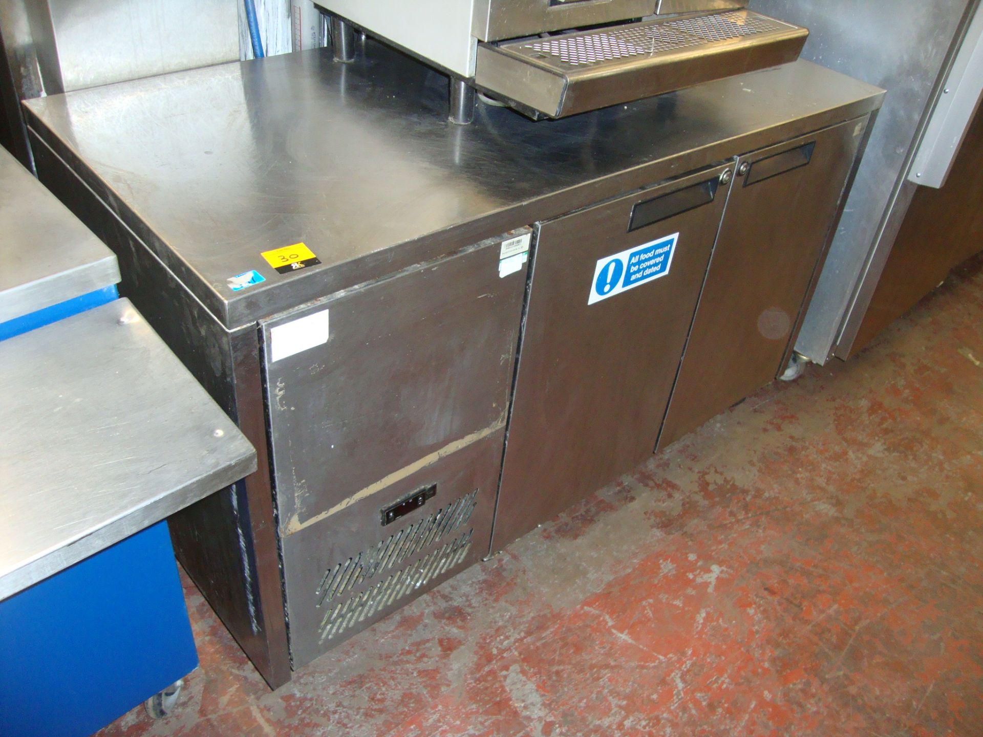 Williams stainless steel mobile model HJC2SA prep cabinet