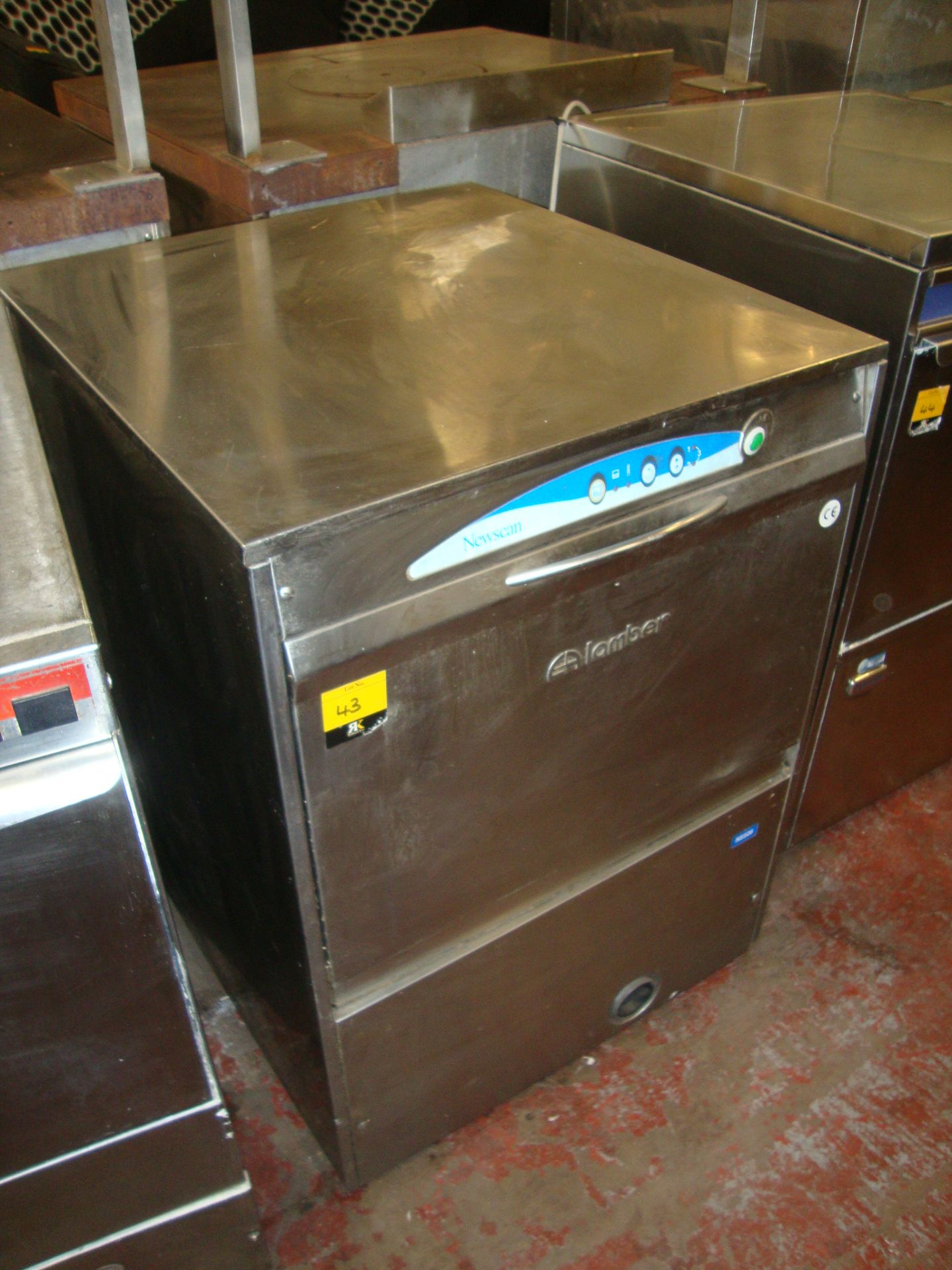 Alamber Newscan stainless steel glass washer/dishwasher