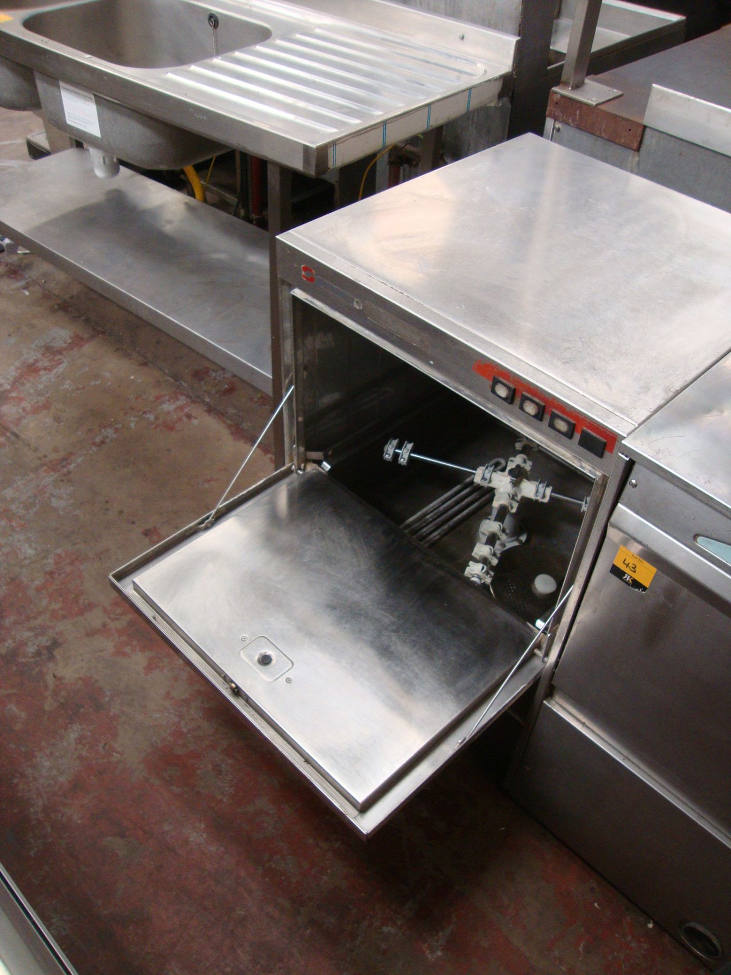 Sammic SP/350 stainless steel glass washer/dishwasher - Image 2 of 3