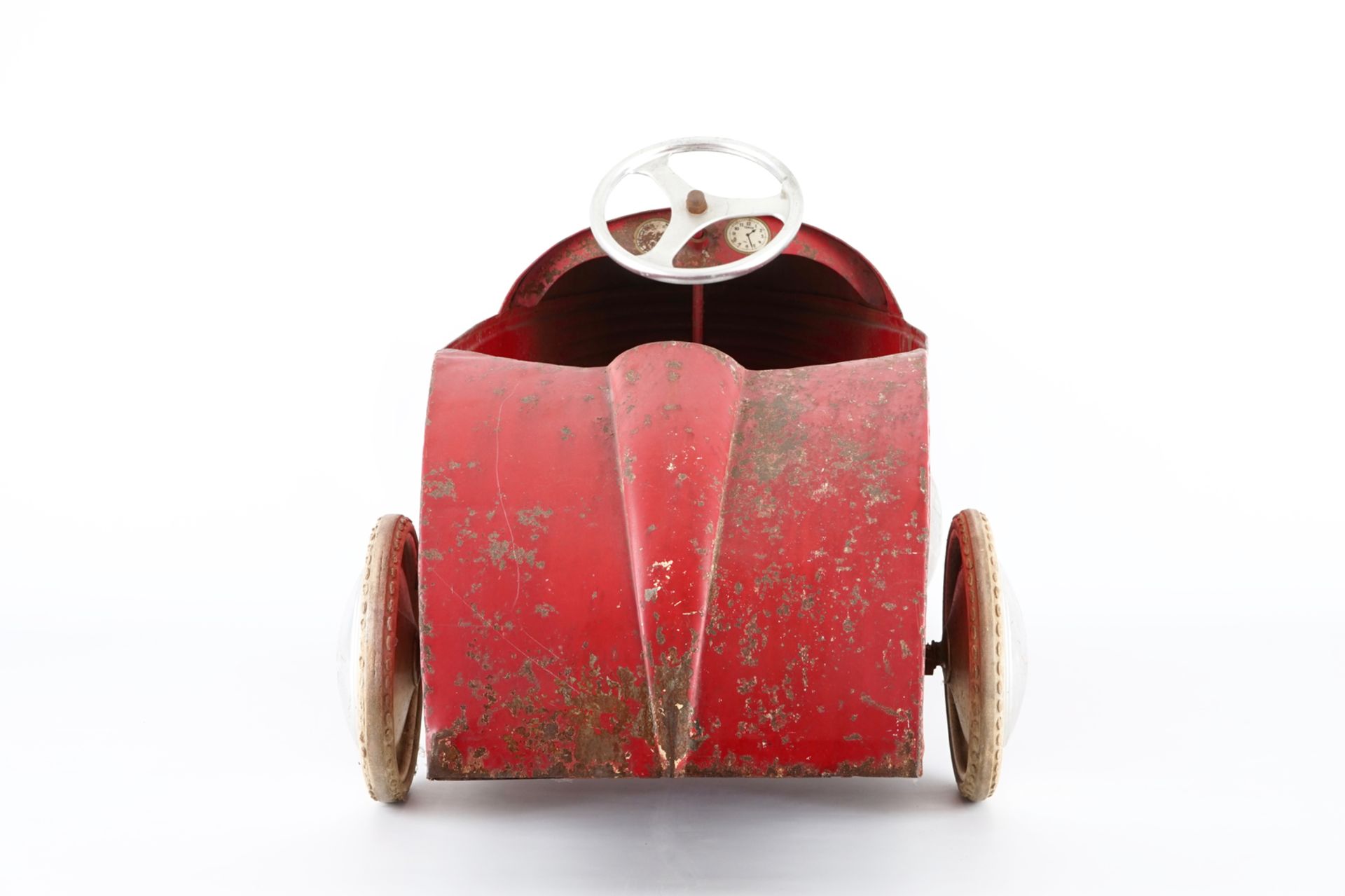 A Torck children's pedal car, mid 20th C. L: 108 cm, W: 48 cm  Condition reports and high resolution - Image 5 of 8