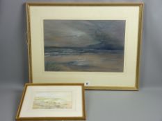 DONALD BALL pastel - coastal scene, signed and entitled verso 'Incoming Tide, 1983', 29 x 44.5 cms