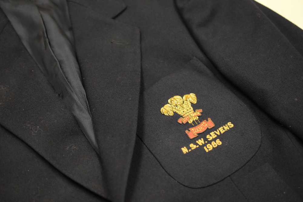 N.S.W SEVENS 1986 WALES BLAZER Condition: excellent with all 'brass' crested buttons complete - Image 2 of 2