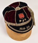 1919-20 PENYLAN RFC CARDIFF HONOURS CAP AWARDED TO DANNY DAVIES Condition: superb Provenance: from