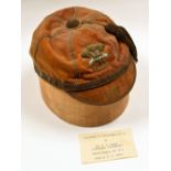 1911 WALES TRIAL CAP FOR B R LEWIS Condition: faded and thumbnail size tear Provenance: Pontardawe