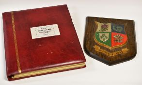 A FASCINATING PHOTOGRAPH ALBUM TO DOCUMENT THE 1955 BRITISH LIONS TOUR TO AFRICA TOGETHER WITH A