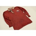 1929 WELSH INTERNATIONAL JERSEY MATCH-WORN BY ARTHUR LEMON v IRELAND Condition: colour has held,