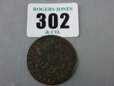 A 1557 Phillip II Alliance of England & Spain silver coin