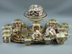 Royal Crown Derby Old Imari - six early 19th Century coffee cans and saucers (two cups damaged),