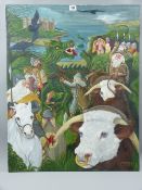 CARL F E HODGSON (BA Hons) Fine Art, lives in Rhos-on-Sea and his work has appeared in many of our