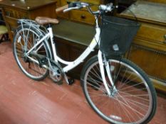 A Viking Vitesse lady's classic trekking bike with Shimano six speed Revoshift gears