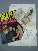The Beatles - a black and white publicity postcard circa 1963 by Star Pics, numbered SP584, signed