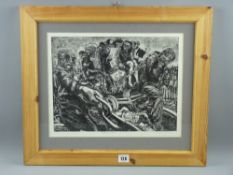 CARL F HODGSON artist's proof print - entitled 'Unforeseen Event', signed and dated 1994, 29.5 x