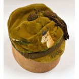 1906 SPRINGBOK RUGBY UNION CAP FOR J S Le ROUX Condition: colours held, some tears and fraying