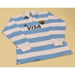 ARGENTINA INTERNATIONAL RUGBY SQUAD JERSEY, No. 24