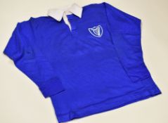 VINTAGE LEINSTER RFC JERSEY BEARING NO.13, CIRCA EARLY 1970s, complete with stitched crest and label