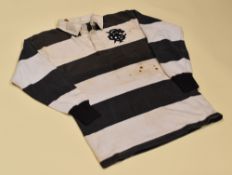 BARBARIANS FC SQUAD RUGBY-JERSEY, CIRCA 1971-1972 PRESENTED BY ARTHUR LEWIS the Wales