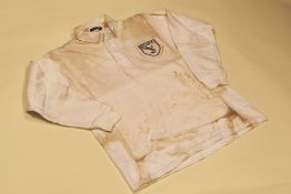 VINTAGE MATCH-WORN SWANSEA RFC NO.10 JERSEY, CIRCA 1960s/1970s, complete with stitched crest and