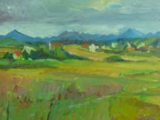 RALPH W SPILLER oil - Irish landscape, signed and entitled verso 'On Dingle Peninsula', 38 x 48 cms