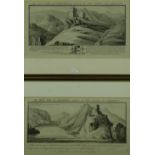 SAMUEL & NATHANIEL BUCK, pair of prints - consecutive plate nos. 374 & 375, 1. The West View of