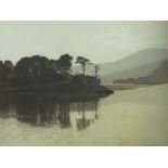 PHILLIP GREENWOOD artist's proof engraving - a sunlit Mawddach Estuary, signed and entitled 'Pool