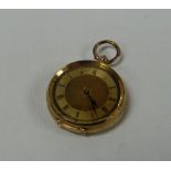 14ct GOLD POCKET WATCH (double backed), 42gms