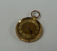 14ct GOLD POCKET WATCH (double backed), 42gms