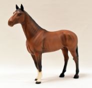 A BESWICK STANDING RACEHORSE 'THE WINNER' NO. 2421