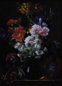 ARNOLDUS BLOEMERS (Dutch b.1792 d.1844) oil on board - still life study of various