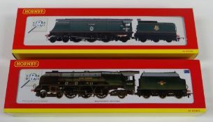 TWO HORNBY 00 GAUGE LOCOMOTIVES; 1. BR Duchess Class 'Duchess of Montrose 46232' Weathered (R2446 BR
