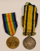 PAIR OF WWII CAMPAIGN MEDALS TO '217527 DVR H CAMERON R.A'
