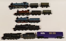 5 CUSTOM BUILT 00 GAUGE LOCOMOTIVES WITH TENDERS