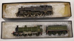 TWO DJH 00 GAUGE LOCOMOTIVES; 1. BR Standard Class 4 2-6-4 Tank 80009 with Crew 2. HR/LMS '