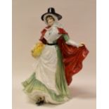 ROYAL DOULTON FIGURE 'LADIES OF THE BRITISH ISLES - WALES', HN3630 dated 1994, 19cms high