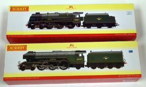 TWO HORNBY 00 GAUGE LOCOMOTIVES; 1. Patriot Class 7P Locomotive '45545 Planet' (R2633 BR 4-6-0) 2.