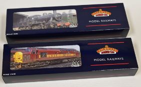 TWO BACHMANN 00 GAUGE LOCOMOTIVES; 1. Class 37/0 Diesel 37025 BR Blue/Large Logo weathered (32-780W)