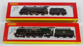 TWO HORNBY 00 GAUGE LOCOMOTIVES; 1. BR (Ex-LMS) Duchess Class BR Green Late Crest 46242 'City Of