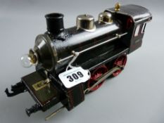 An early Gebruder Bing gauge I electric locomotive, no. 3548, BW Bavaria trademark to the front