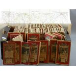 APPROXIMATELY SIXTY ORDNANCE SURVEY ONE-INCH MAPS, linen backed and paper including South East