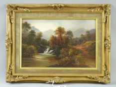 GEORGE WILLIS PRYCE oil on canvas - Lledr Valley, signed and entitled on the remnants of an original