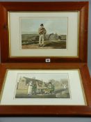 After GEORGE WALKER (1885), a pair of chromolithographs by E Kaufmann, Lahr Baden, one of figures in