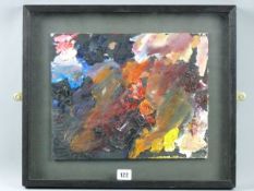 ROBERT LENKIEWICZ case framed oil on board - 'Palette No. 1', 28 x 35 cms with certificate of