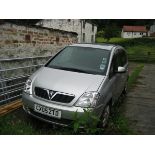 A VAUXHALL MERIVA CAR, registration number CX05 ZTD, mileage approximately 69,300, 12 months MOT