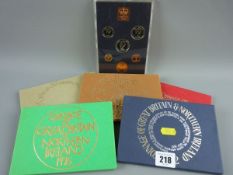 FIVE COIN PACKS, 'The Coinage of Great Britain and Northern Ireland, 1972-1976' inclusive