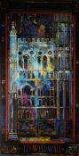 ESTHER GRAINGER print - exhibition poster of cathedral, 37 x 19cms