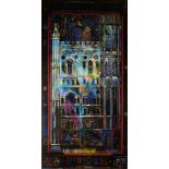 ESTHER GRAINGER print - exhibition poster of cathedral, 37 x 19cms